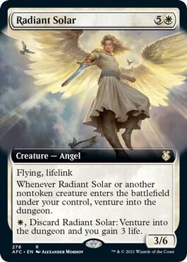 Radiant Solar Extended Art 278/62 (Commander: Adventures in the Forgotten Realms)  | Good Games Modbury