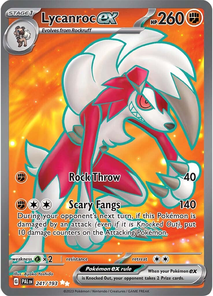 Lycanroc ex (241/193) [Scarlet & Violet: Paldea Evolved] | Good Games Modbury