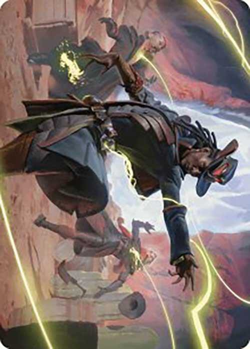 Lilah Undefeated Slickshot Art Card 26 (Art Series: Outlaws of Thunder Junction)  | Good Games Modbury