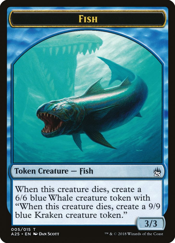 Fish Token [Masters 25 Tokens] | Good Games Modbury