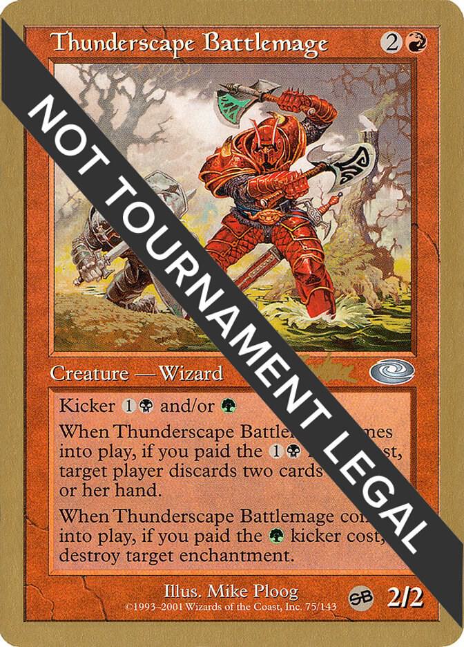 Thunderscape Battlemage 2002 Brian Kibler PLS SB bk75sb/153 (World Championship Decks)  | Good Games Modbury