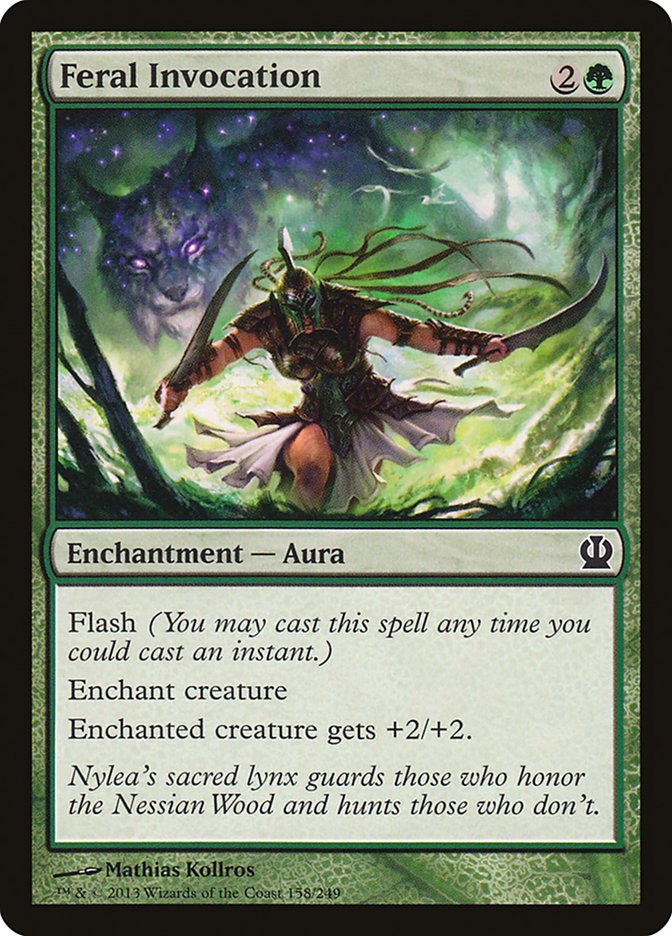 Feral Invocation [Theros] | Good Games Modbury