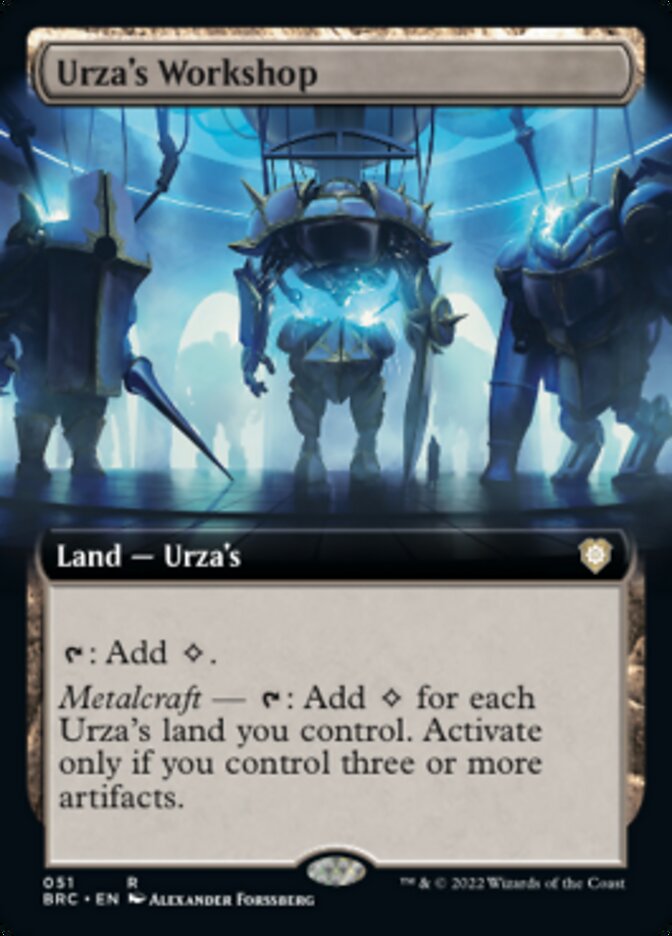 Urza's Workshop (Extended Art) [The Brothers' War Commander] | Good Games Modbury