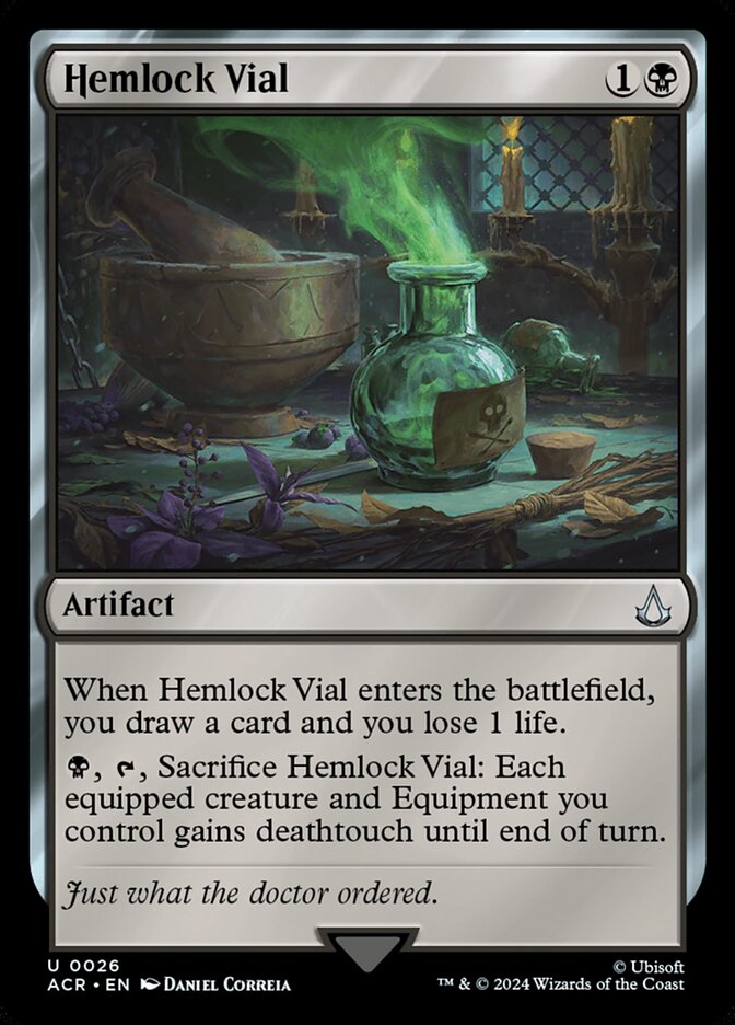 Hemlock Vial 26/110 (Universes Beyond: Assassin's Creed)  | Good Games Modbury