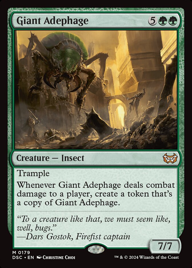 Giant Adephage 179/40 (Commander: Duskmourn: House of Horror)  | Good Games Modbury