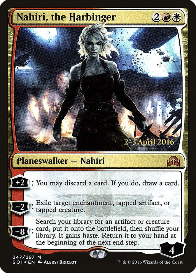 Nahiri, the Harbinger [Shadows over Innistrad Prerelease Promos] | Good Games Modbury