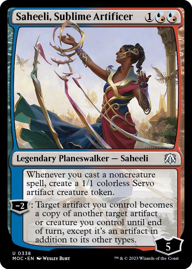 Saheeli, Sublime Artificer 338/444 (Commander: March of the Machine)  | Good Games Modbury