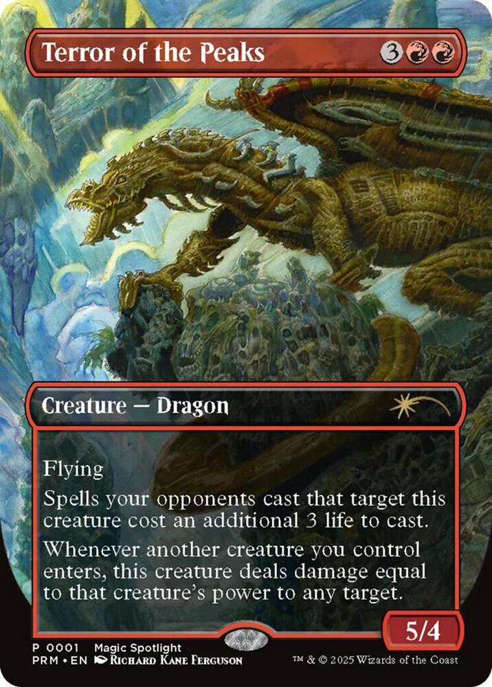 Terror of the Peaks 1/9 (Unique and Miscellaneous Promos)  - Borderless | Good Games Modbury