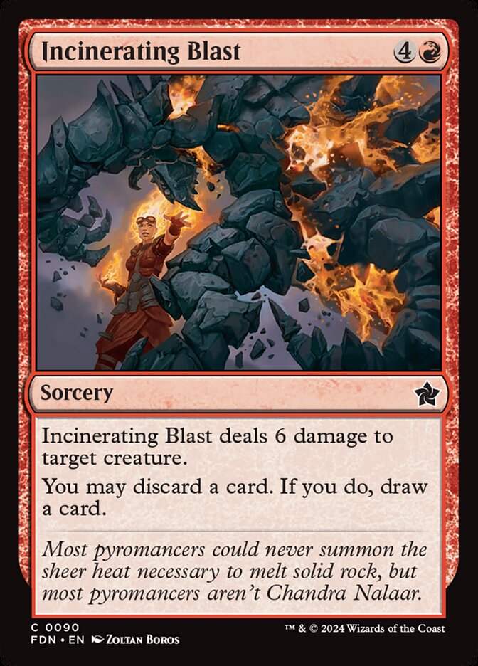 Incinerating Blast 90/291 (Foundations)  | Good Games Modbury