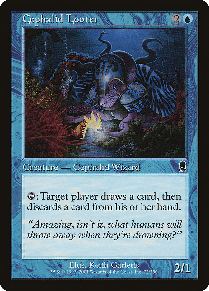 Cephalid Looter (Misprinted) [Odyssey] | Good Games Modbury