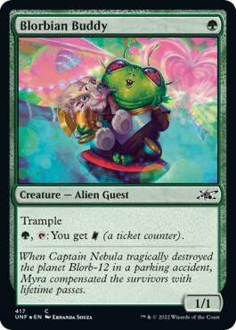 Blorbian Buddy Galaxy Foil 417/244 (Unfinity)  - Foil | Good Games Modbury