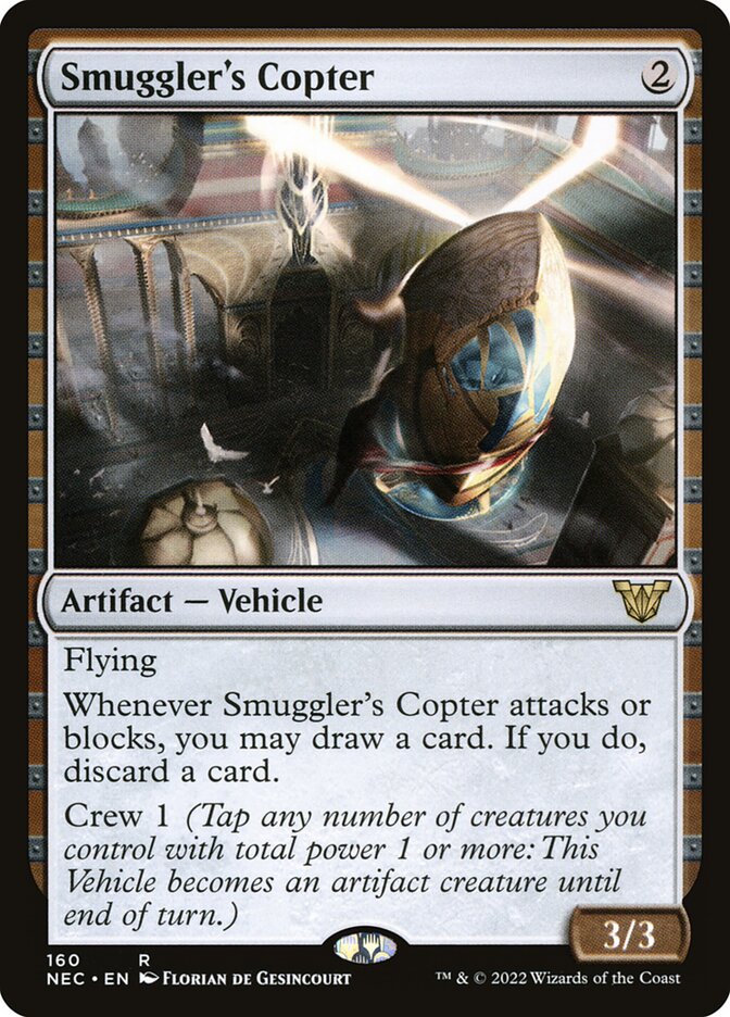 Smuggler's Copter 160/38 (Commander: Kamigawa: Neon Dynasty)  | Good Games Modbury