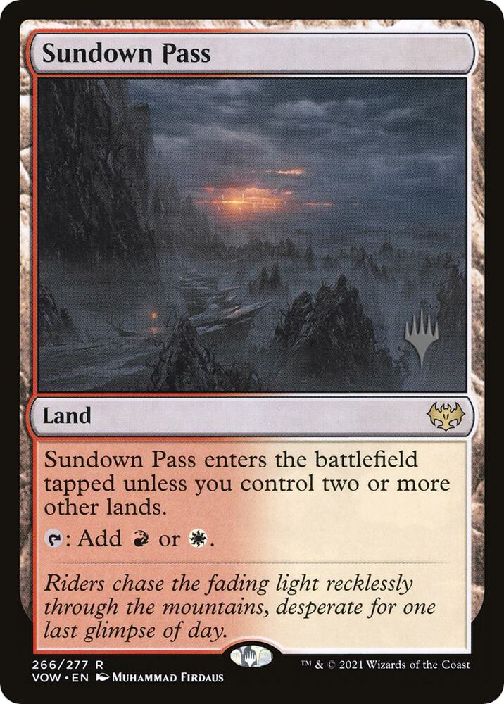 Sundown Pass 266 (Promo Pack: Dominaria United)  - Foil | Good Games Modbury