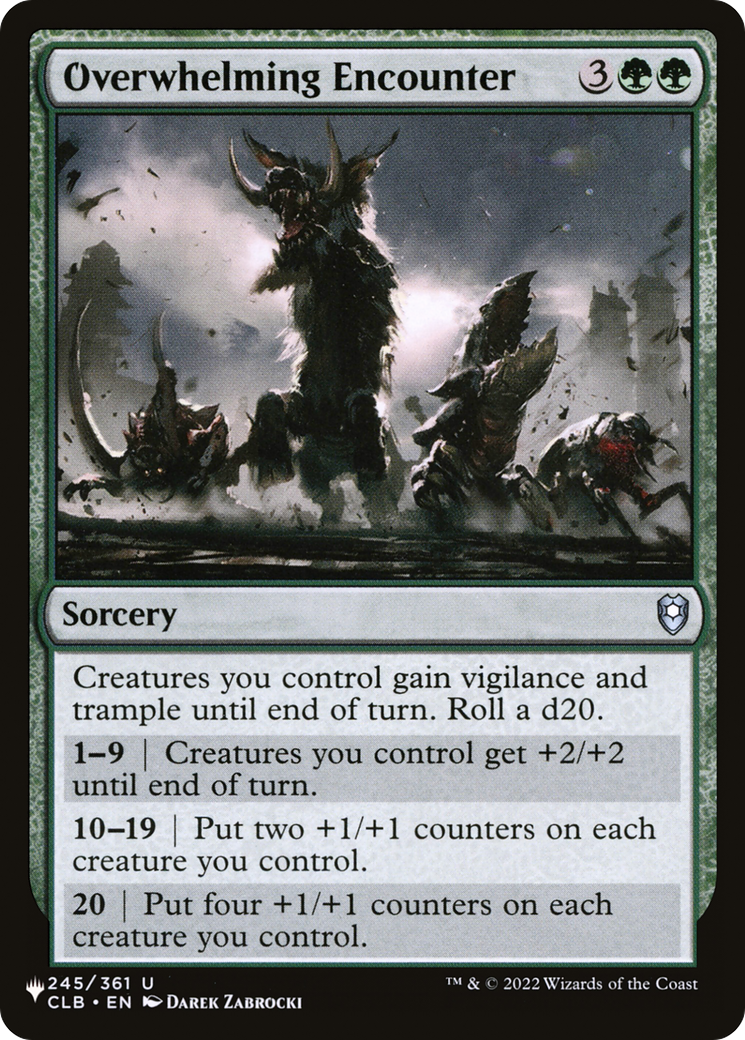 Overwhelming Encounter [The List Reprints] | Good Games Modbury