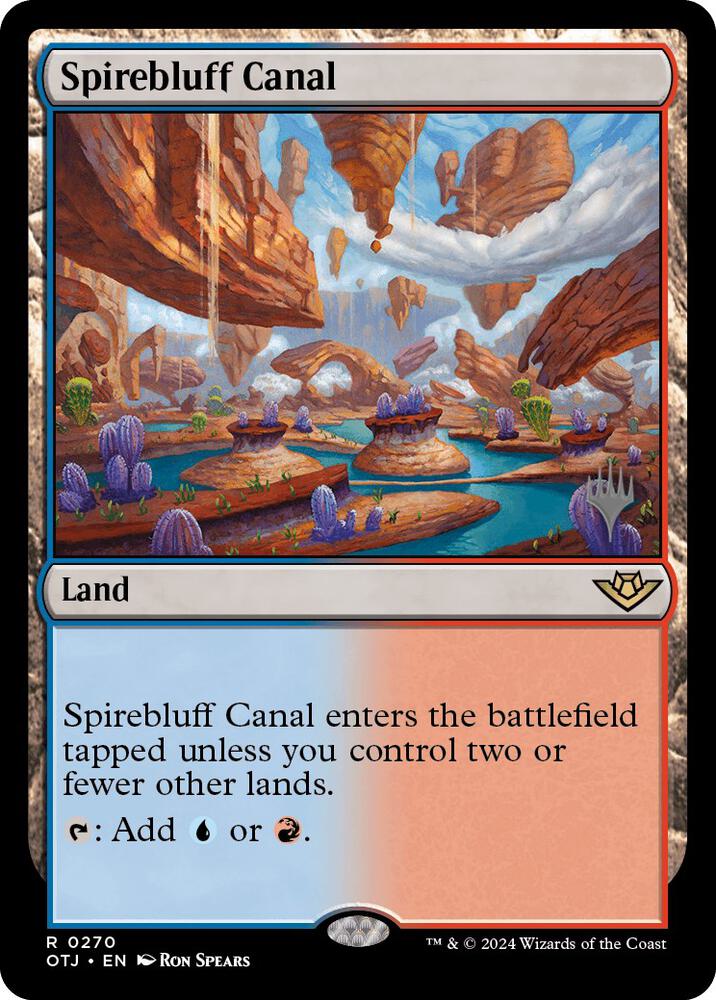 Spirebluff Canal 270 (Promo Pack: Outlaws of Thunder Junction)  - Foil | Good Games Modbury