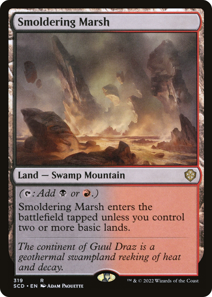 Smoldering Marsh [Starter Commander Decks] | Good Games Modbury