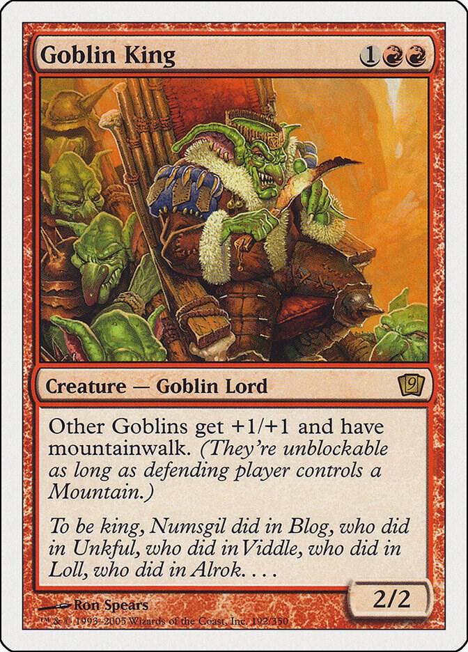 Goblin King 192/350 (9th Edition)  | Good Games Modbury