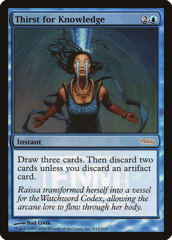 Thirst for Knowledge 9/12 (FNM Promos)  - Foil | Good Games Modbury