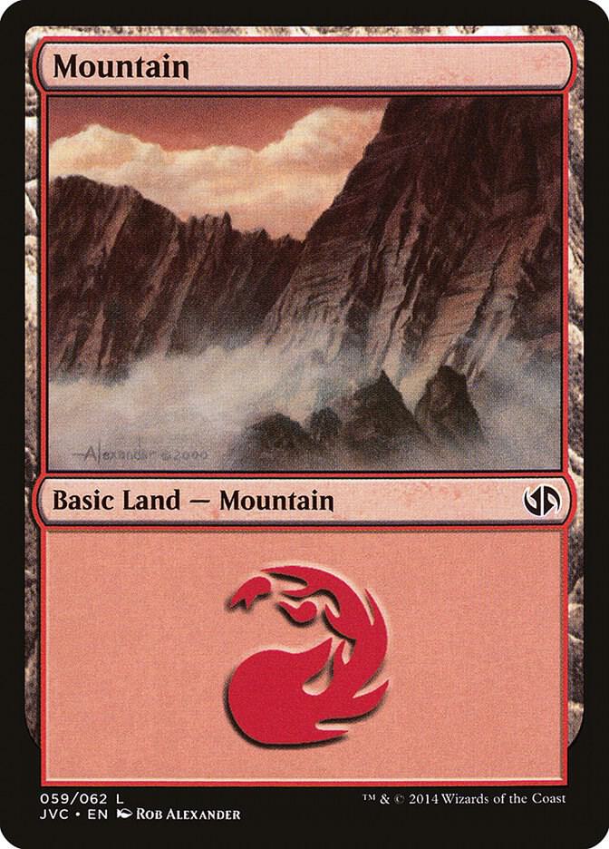 Mountain 059 JVC 59/62 (Duel Decks: Anthology)  | Good Games Modbury