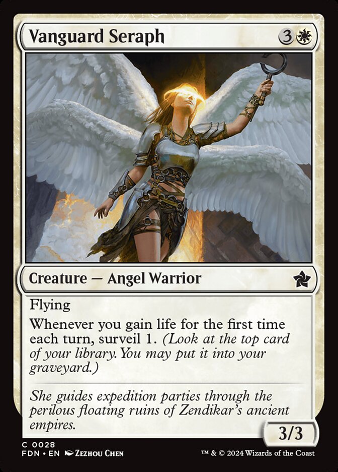 Vanguard Seraph 28/291 (Foundations)  - Foil | Good Games Modbury
