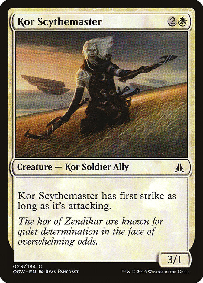 Kor Scythemaster 23/184 (Oath of the Gatewatch)  - Foil | Good Games Modbury