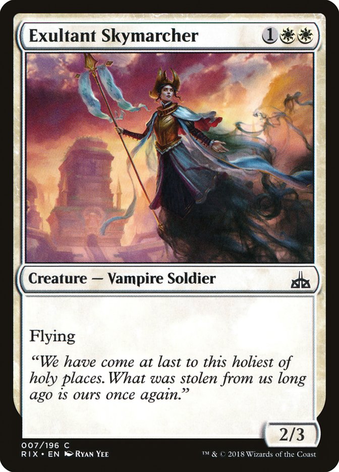 Exultant Skymarcher 7/196 (Rivals of Ixalan)  | Good Games Modbury