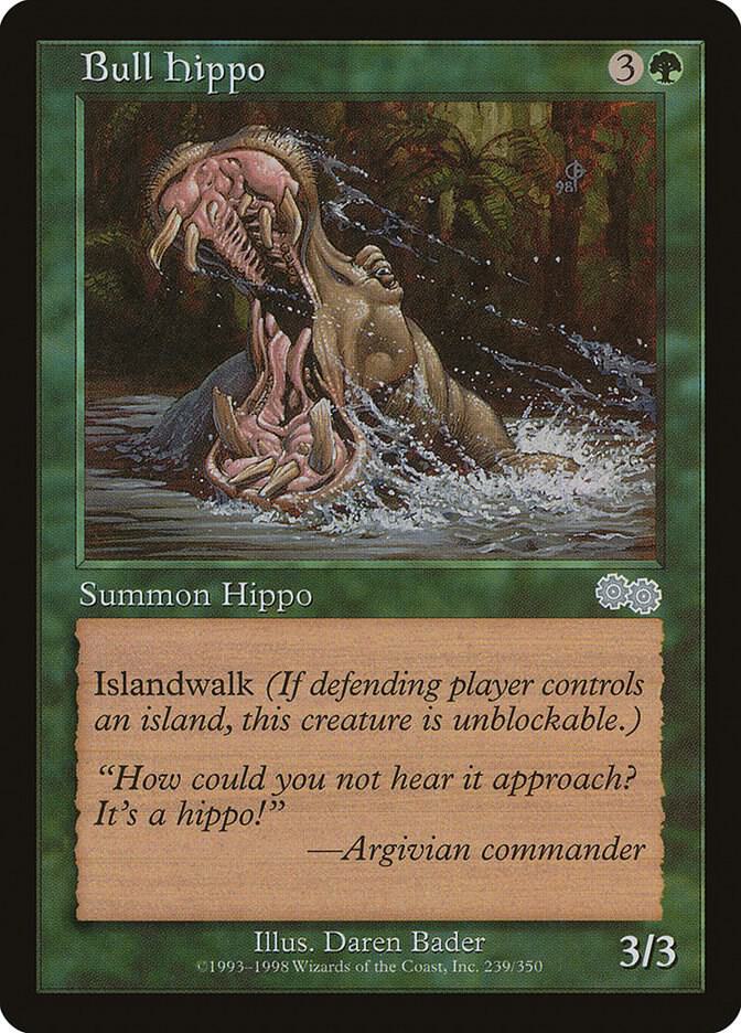 Bull Hippo 239/350 (Urza's Saga)  | Good Games Modbury