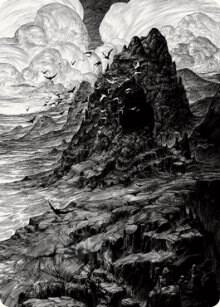 Mountain Art Card 80 (Art Series: Innistrad: Crimson Vow)  | Good Games Modbury