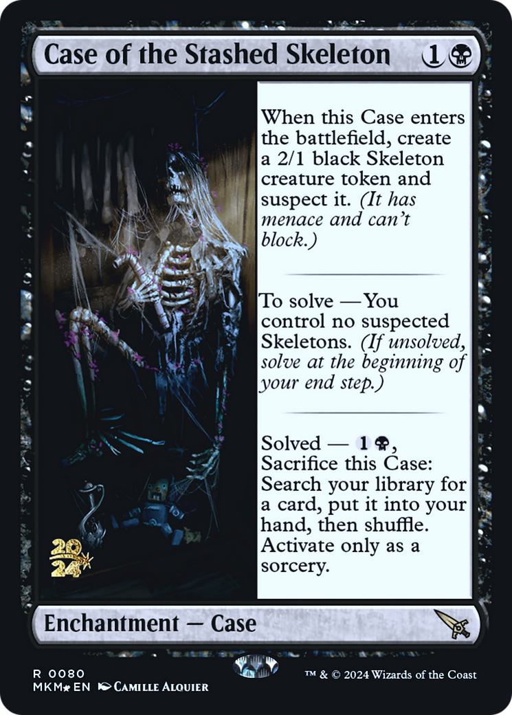 Case of the Stashed Skeleton [Murders at Karlov Manor Prerelease Promos] | Good Games Modbury