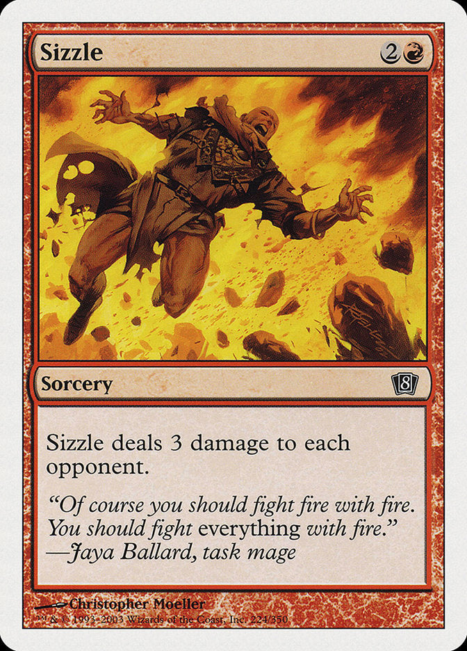 Sizzle 224/350 (8th Edition)  | Good Games Modbury