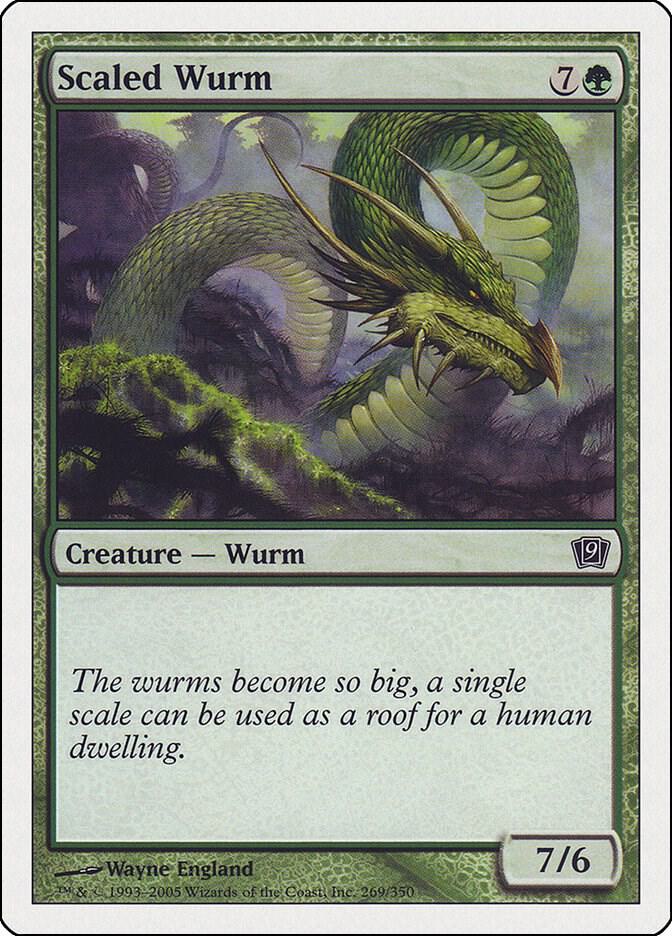 Scaled Wurm 269/350 (9th Edition)  | Good Games Modbury