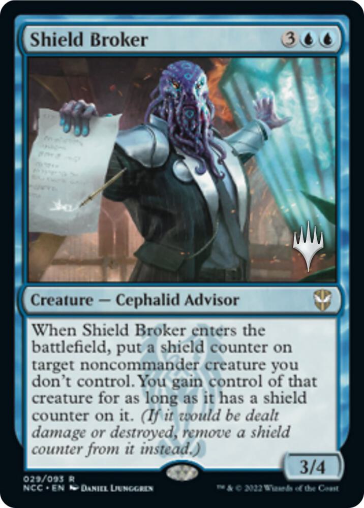 Shield Broker 29 (Promo Pack: Streets of New Capenna)  - Foil | Good Games Modbury