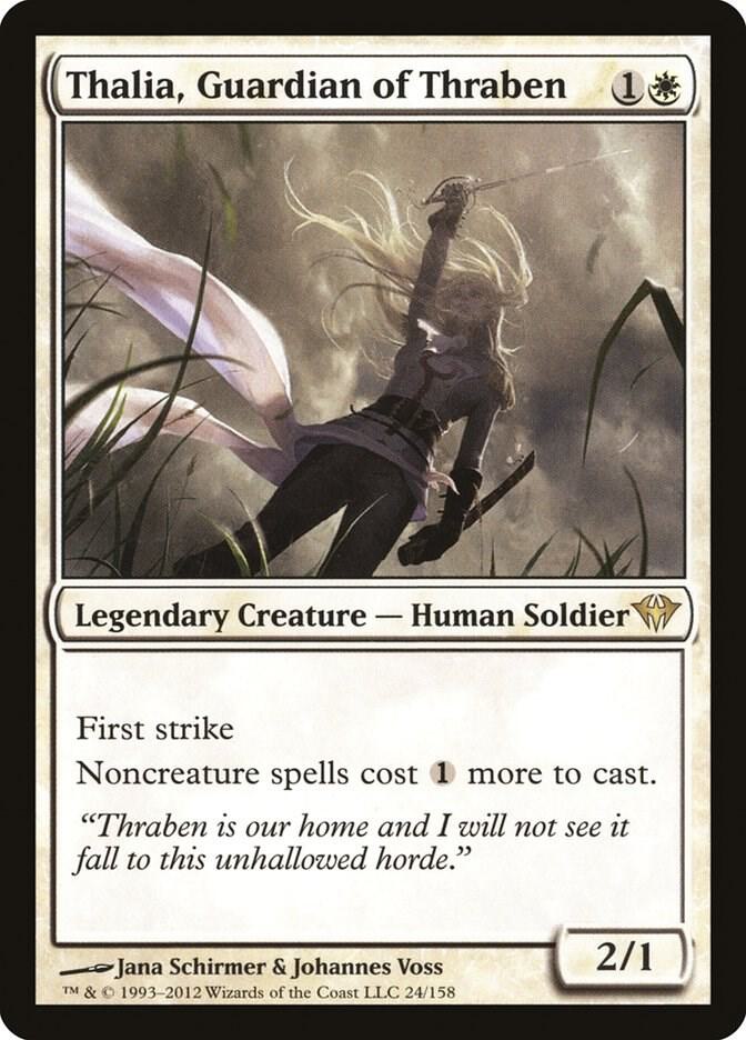 Thalia Guardian of Thraben 24 (Dark Ascension)  - Foil | Good Games Modbury