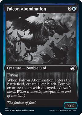 Falcon Abomination 52/534 (Innistrad: Double Feature)  - Foil | Good Games Modbury