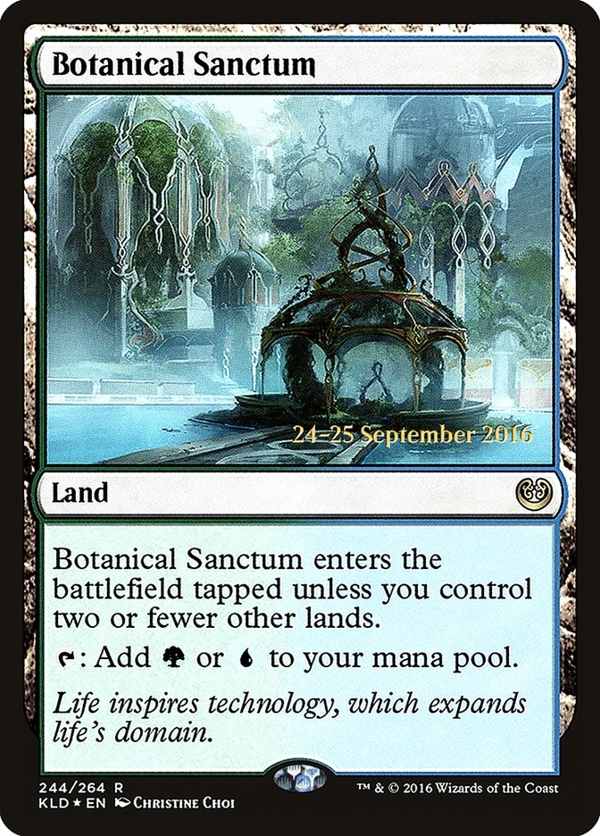 Botanical Sanctum [Kaladesh Prerelease Promos] | Good Games Modbury
