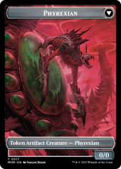 Incubator // Phyrexian (17) Double-Sided Token [March of the Machine Tokens] | Good Games Modbury