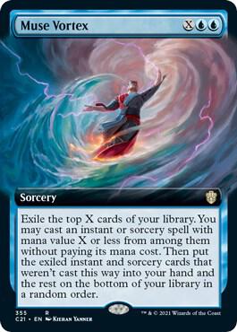 Muse Vortex Extended Art 355/81 (Commander 2021)  | Good Games Modbury