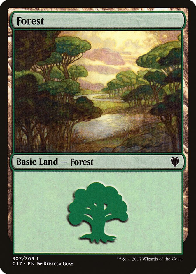 Forest (307) [Commander 2017] | Good Games Modbury