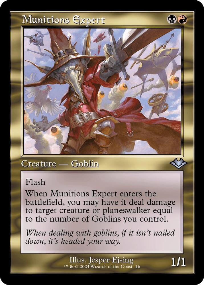 Munitions Expert 16/0 (Modern Horizons)  - Retro Foil | Good Games Modbury