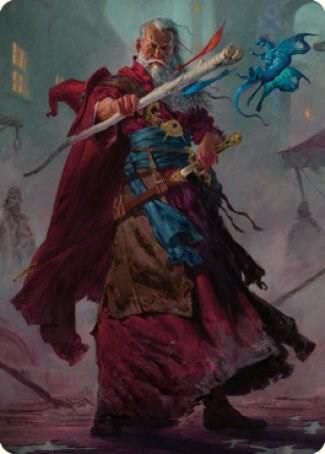 Elminster Art Card 64 81 64 (Art Series: Commander Legends: Battle for Baldur's Gate)  | Good Games Modbury