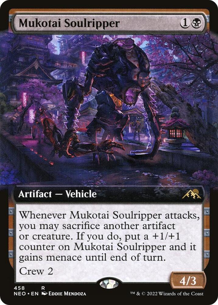 Mukotai Soulripper 458/302 (Kamigawa: Neon Dynasty)  - Extended Art | Good Games Modbury