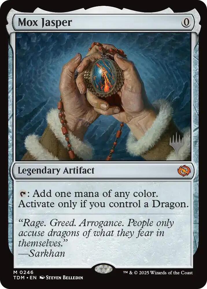 Mox Jasper 246p/166 (Promo Pack: Tarkir: Dragonstorm)  | Good Games Modbury
