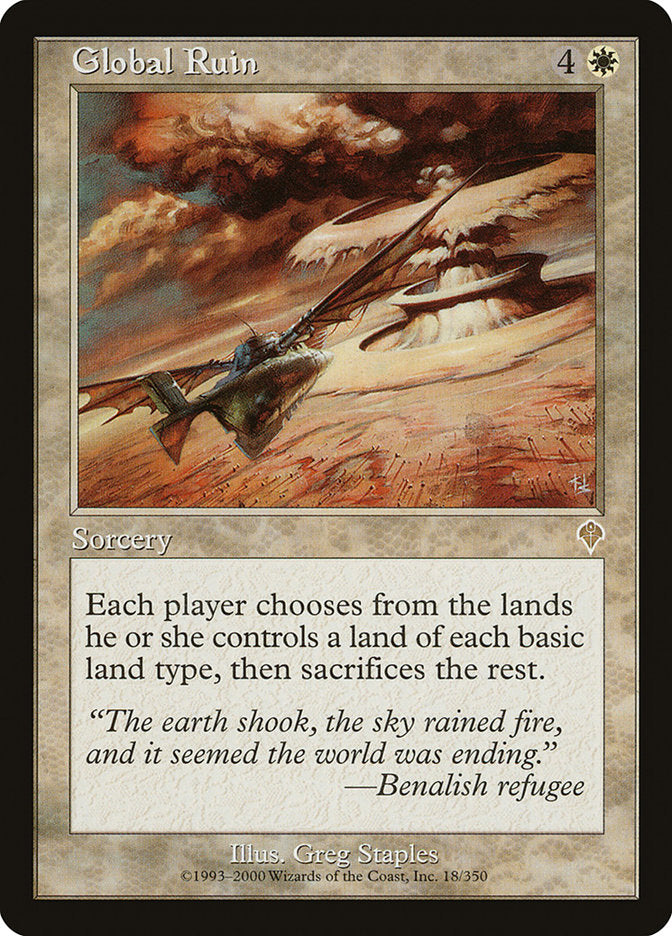 Global Ruin 18/350 (Invasion)  - Foil | Good Games Modbury