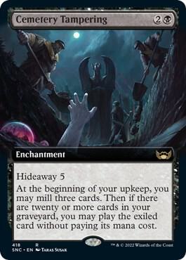 Cemetery Tampering Extended Art 418/281 (Streets of New Capenna)  | Good Games Modbury