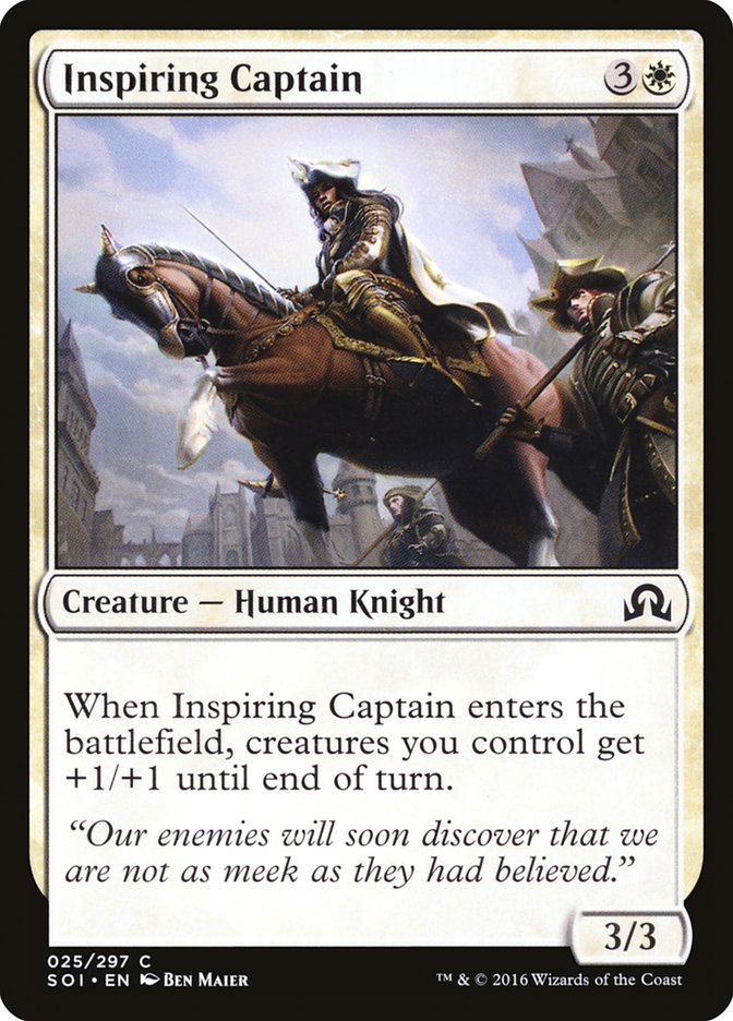 Inspiring Captain [Shadows over Innistrad] | Good Games Modbury