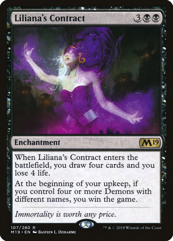 Liliana's Contract 107/280 (Core Set 2019)  | Good Games Modbury