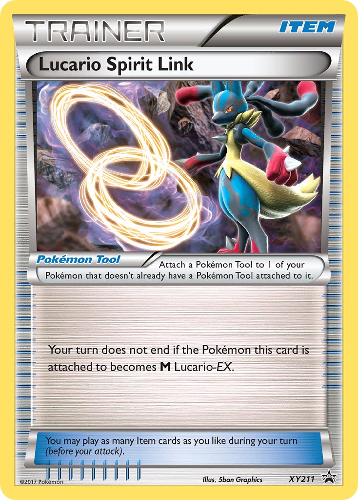 Lucario Spirit Link (XY211) [XY: Black Star Promos] | Good Games Modbury