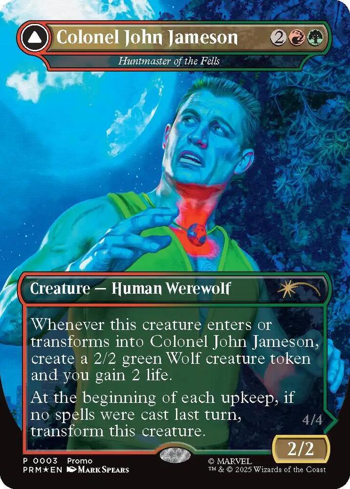 Huntmaster of the Fells  3/0 (Media Promos)  - Borderless Foil | Good Games Modbury