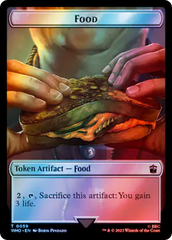 Alien Rhino // Food (0059) Double-Sided Token (Surge Foil) [Doctor Who Tokens] | Good Games Modbury