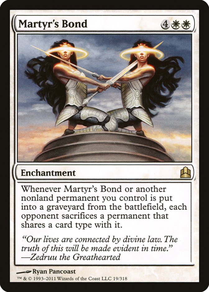 Martyr's Bond 19/318 (Commander)  | Good Games Modbury